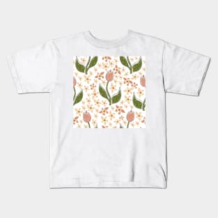 Floral Pattern Kids T-Shirt